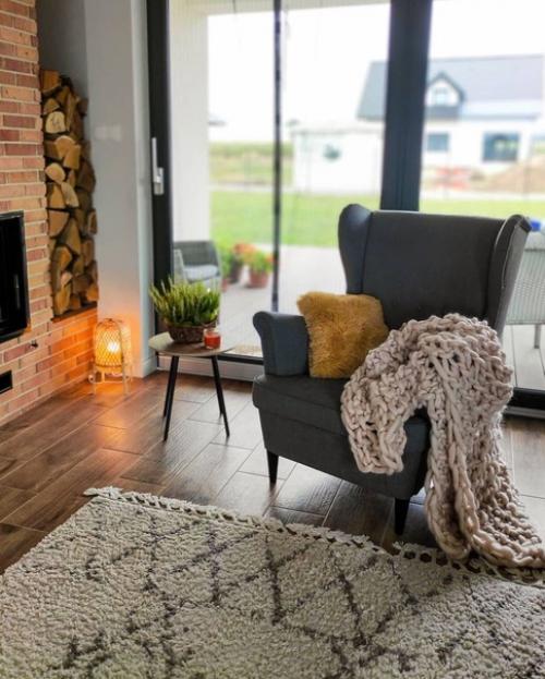 Очень хороший пример скандинавского интерьере в загородном доме. 03