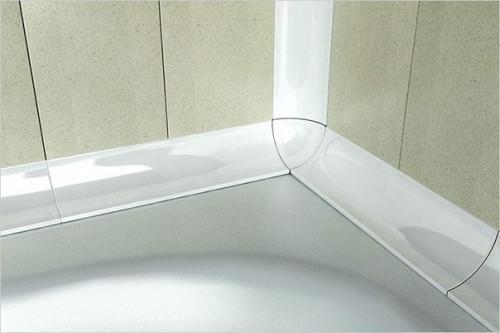 Установка бордюра для ванны. 07