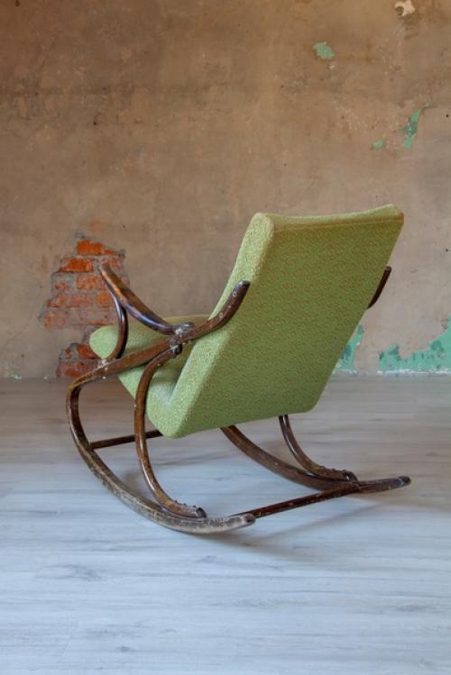 Ура!  Мы начинаем бережно разбирать и реставрировать кресло - качалку дизайнера Антонина Шумана. 07