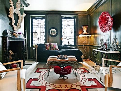 Эклектика в интерьере - это смешение стилей. 03