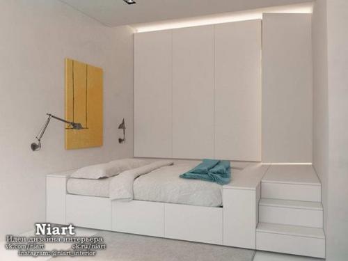 Дизайн подиума в квартире. 01