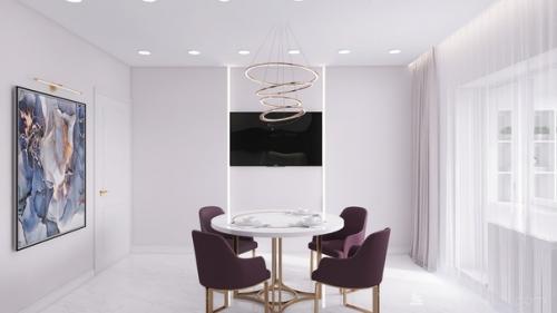 Стильная, элегантная и современная кухня в стиле неоклассики для молодой семьи - мой новый дизайн - проект. 03