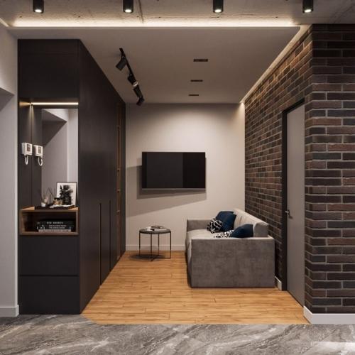 Проект квартиры для уверенного в себе мужчины. 07