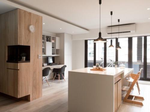 Дизайн квартиры в высотном доме для семейной пары с детьми. 06