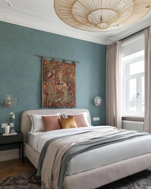 Реализованный интерьер квартиры, площадью 81 кв. 03