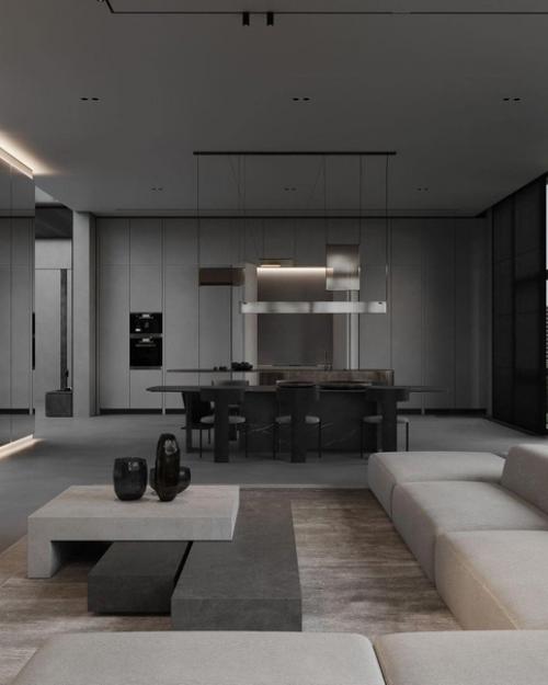 Эстетика этого дома предполагает единение с природой и отсутствие лишних элементов дизайна. 02