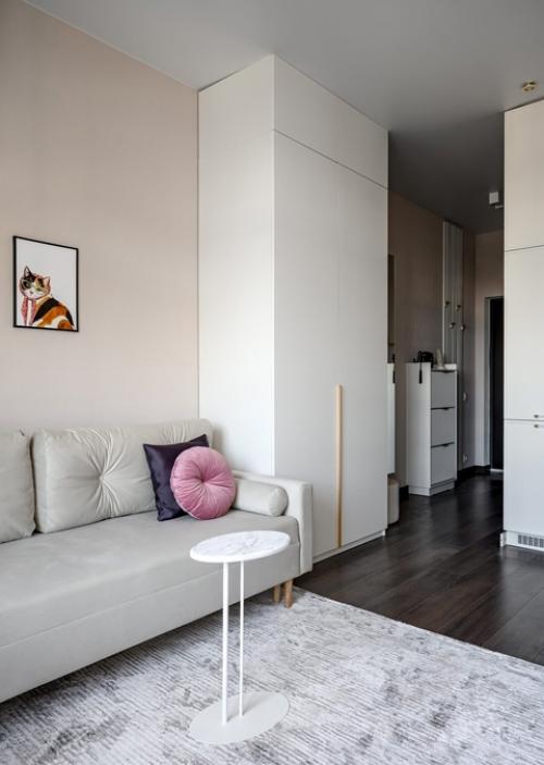 Интерьер маленькой квартиры - студии 20 кв. 09