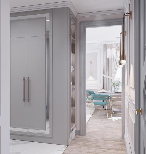 Прихожая из проекта квартиры в ЖК Бунин. 05