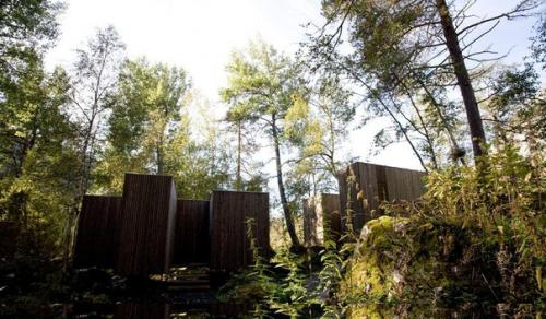 На сколько близко интерьер дома может впустить в себя Интерьер леса? 02