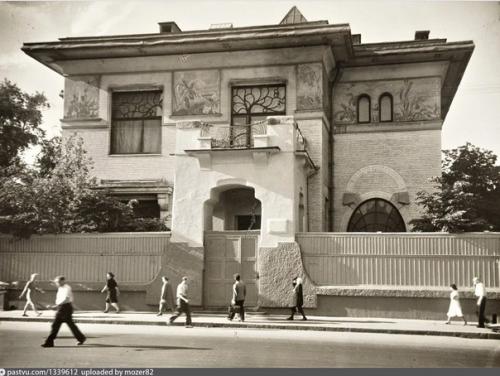 Особняк с. П. рябушинского на малой никитской в давние времена. 09