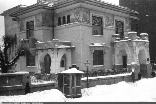 Особняк с. П. рябушинского на малой никитской в давние времена. 06