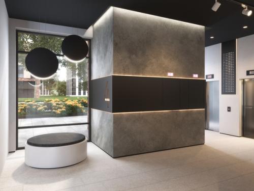 Одна из особенностей 10 фазы города - парка Первый Московский - уникальный дизайн входных групп. 01