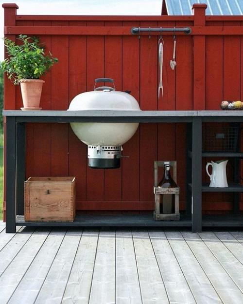 Вдохновляемся на следующее лето: уличная кухня своими руками. 04