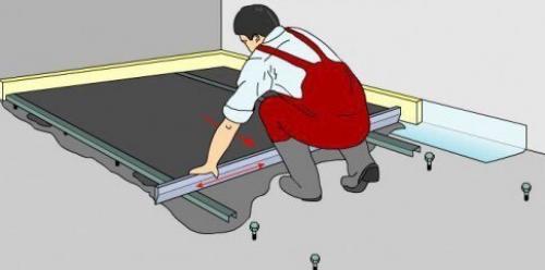 Бетонный пол по грунту. 07