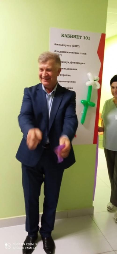 4 сентября торжественно открылась курортная поликлиника в здании 4 корпуса на первом этаже санатория Озеро Медвежье. 03