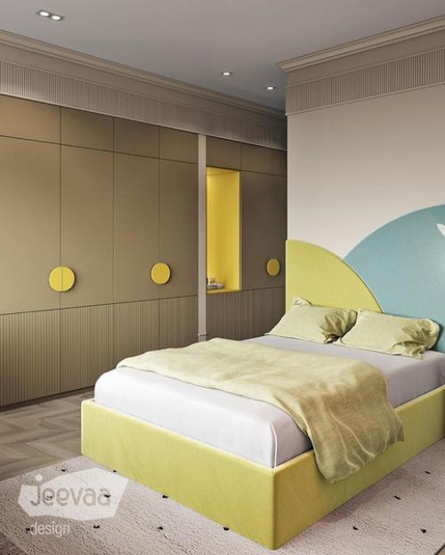 Интересный дизайн детской комнаты. 04