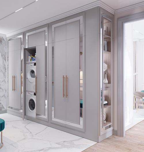 Прихожая из проекта квартиры в ЖК Бунин. 02