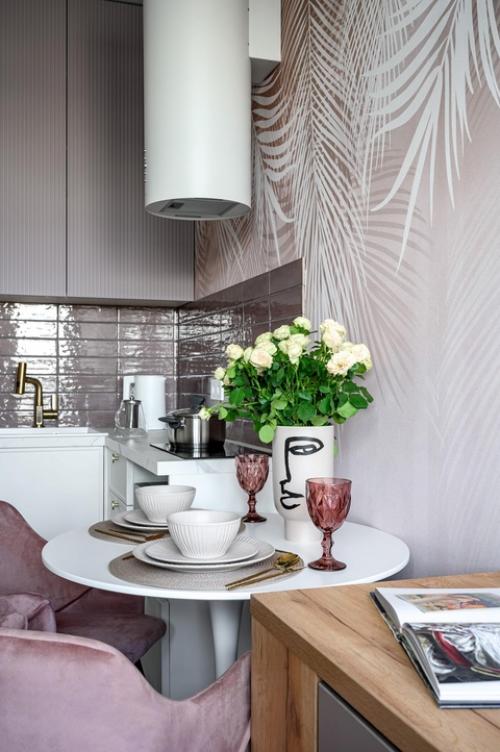 Интерьер маленькой квартиры - студии 20 кв. 03