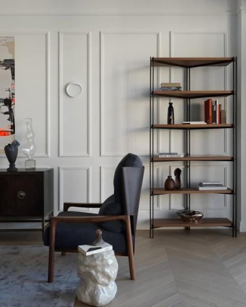 Реализованный интерьер квартиры на Остоженке, площадью 170 кв. 03