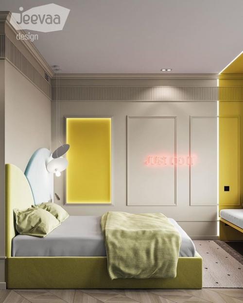 Интересный дизайн детской комнаты. 02