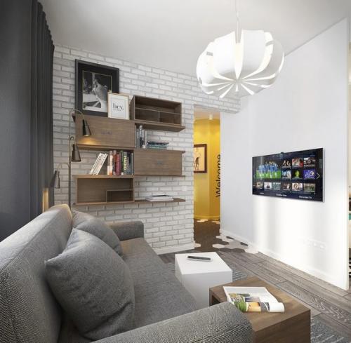 Дизайн квартиры площадью 37 кв. 05