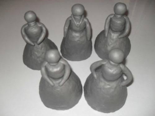 Дымковская игрушка своими руками. 04