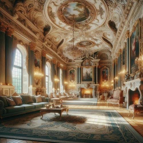 Ммм …. Как насчет загородных дворцов и шикарных интерьеров? 06