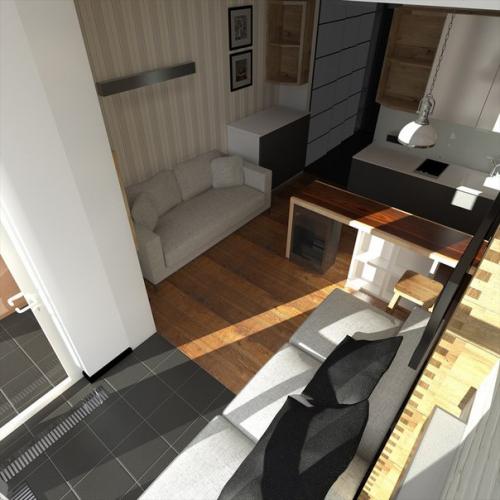 Для небольшой квартиры важно не только грамотно зонировать пространство, но и правильно расставить акценты. 05