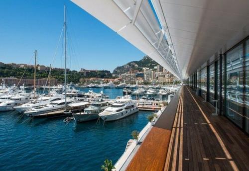 Яхт-клуб в Монако по проекту нормана фостера и Жака гранжа. 09