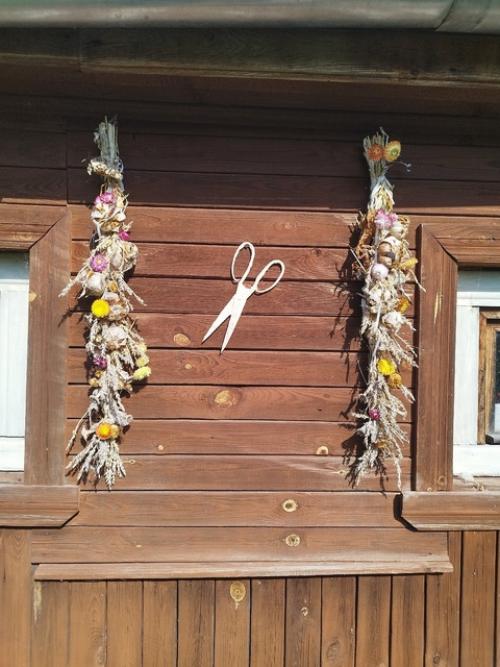 Осенний букет.  Только дошли руки заплести чеснок в косы. 04