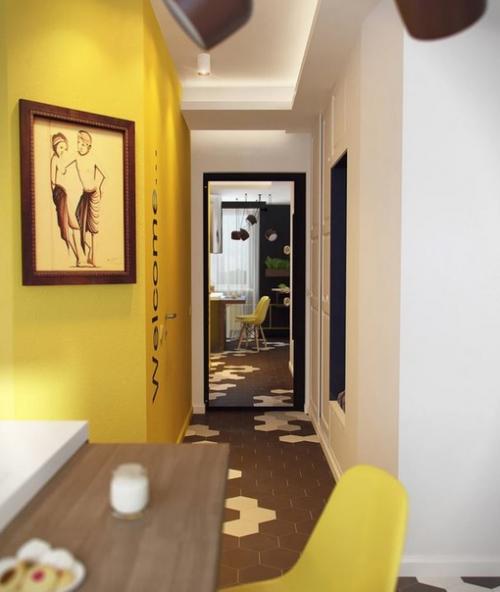 Дизайн квартиры площадью 37 кв. 01