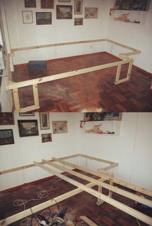 Мы увеличиваем полезное пространство спальни своими руками. 02