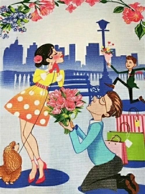 Наборы полотенец Красотки. 01