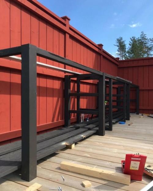 Вдохновляемся на следующее лето: уличная кухня своими руками. 02