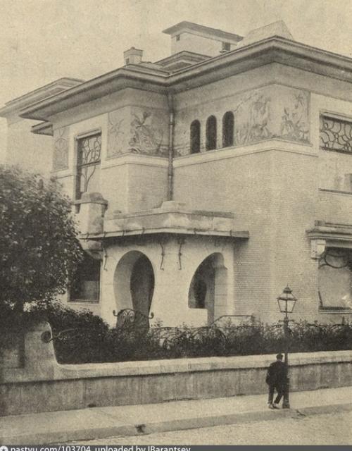 Особняк с. П. рябушинского на малой никитской в давние времена. 02