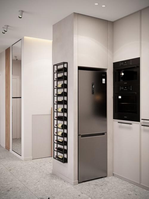 Новые правки по гостиной и кухне в ЖК Наука закончили. 05