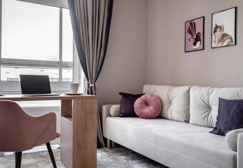 Интерьер маленькой квартиры - студии 20 кв. 07