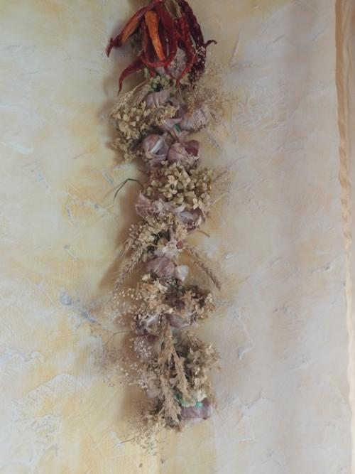 Осенний букет.  Только дошли руки заплести чеснок в косы. 05