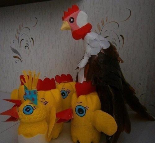 Поделки для дачи из пластиковых бутылок. 04