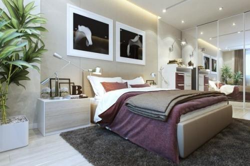 В современных квартирах со свободной планировкой спальне не так часто достается полноценная отдельная комната.  