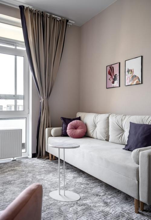 Интерьер маленькой квартиры - студии 20 кв. 06