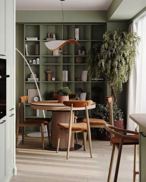 Проект кухни - гостиной, лоджии и коридора, площадью 30 кв. 01