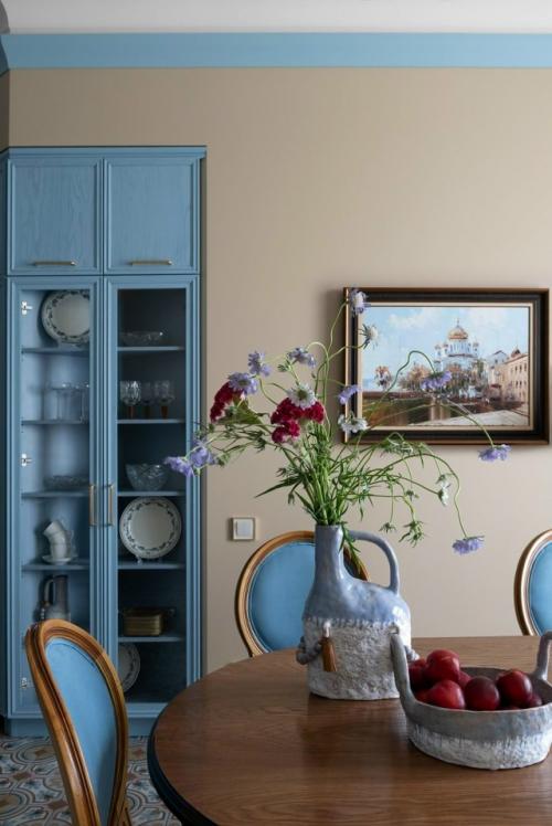 Реализованный интерьер квартиры, площадью 142 кв. 01