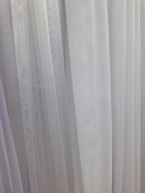 Белый тюль.   Белый - белый. 04