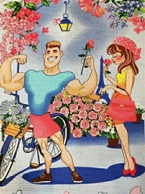 Наборы полотенец Красотки. 02