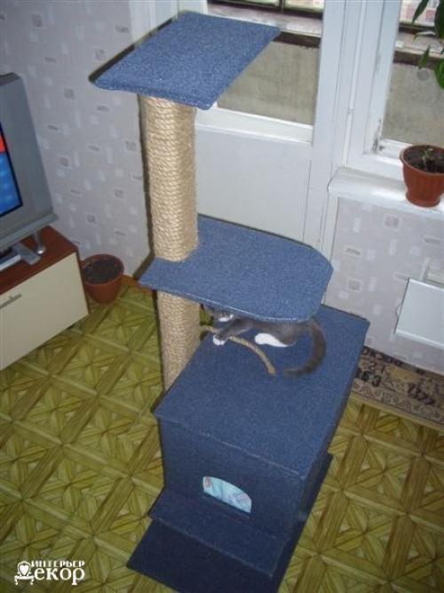 Дом для кошки своими руками?