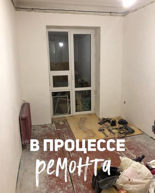 Ремонт в гостиной своими руками (до и после). 02