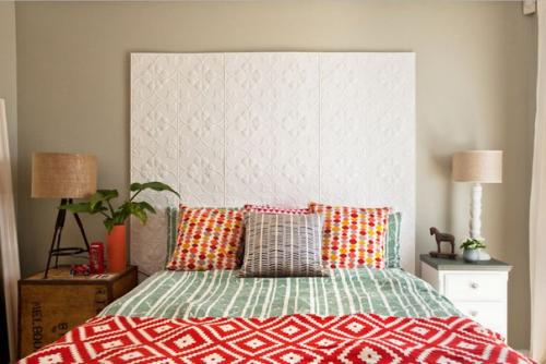 Идеи для изголовья, которые можно реализовать своими силами: 09