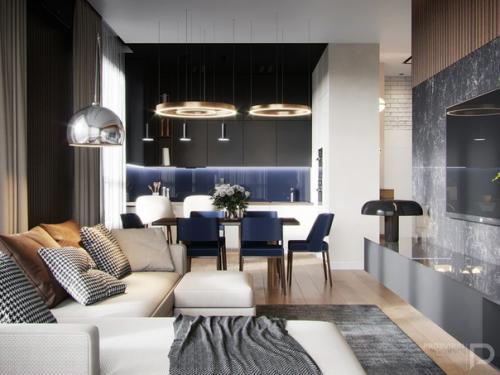 Мы предлагаем вашему вниманию интерьер гостиной из проекта Dream BIG. 01