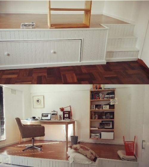 Мы увеличиваем полезное пространство спальни своими руками. 04